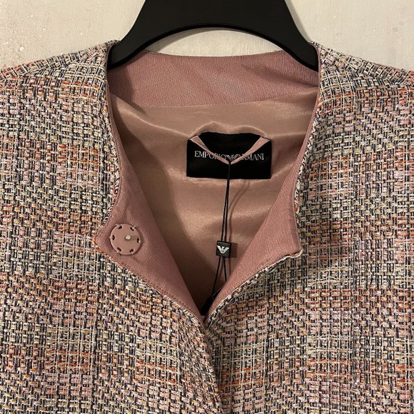 Emporio Armani Tweed Coat (NWT) - Picture 5 of 15